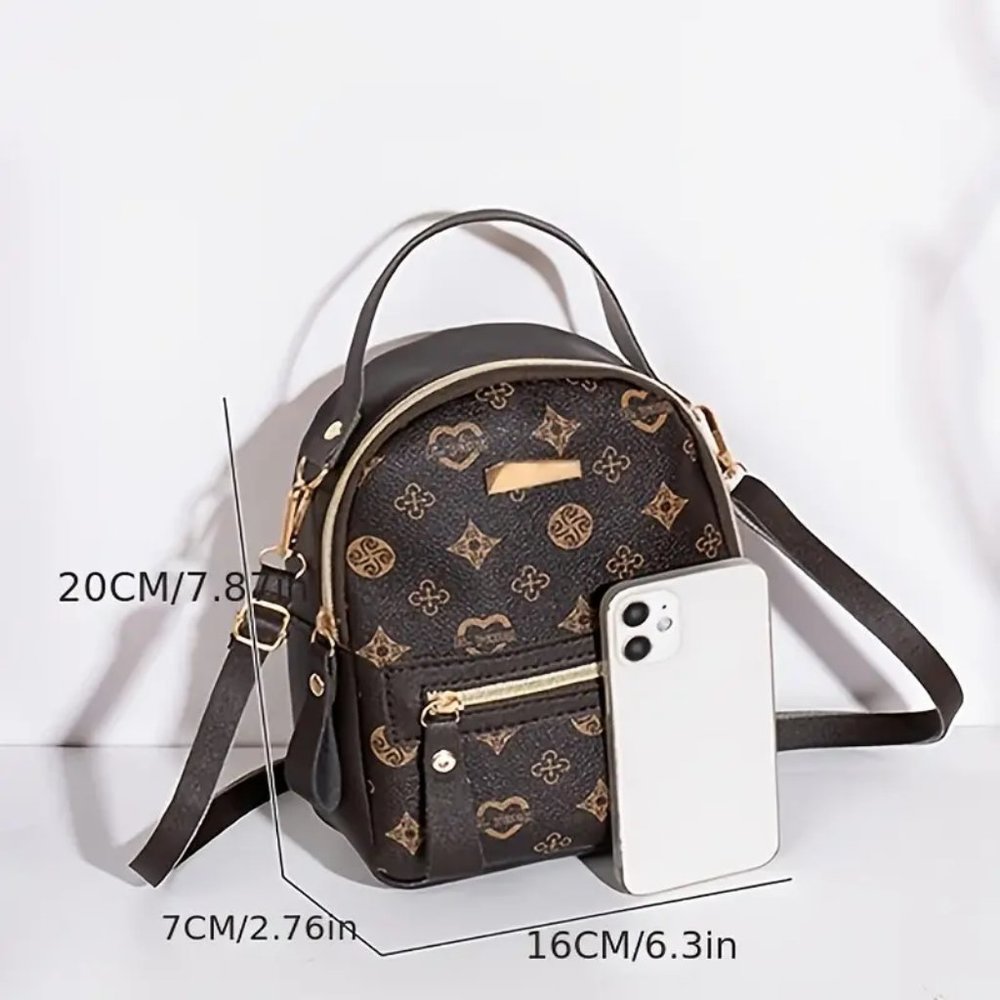 💕NWOT Ladies Mini/Micro Backpack Bookbag Shoulder Bag - Picture 3 of 4